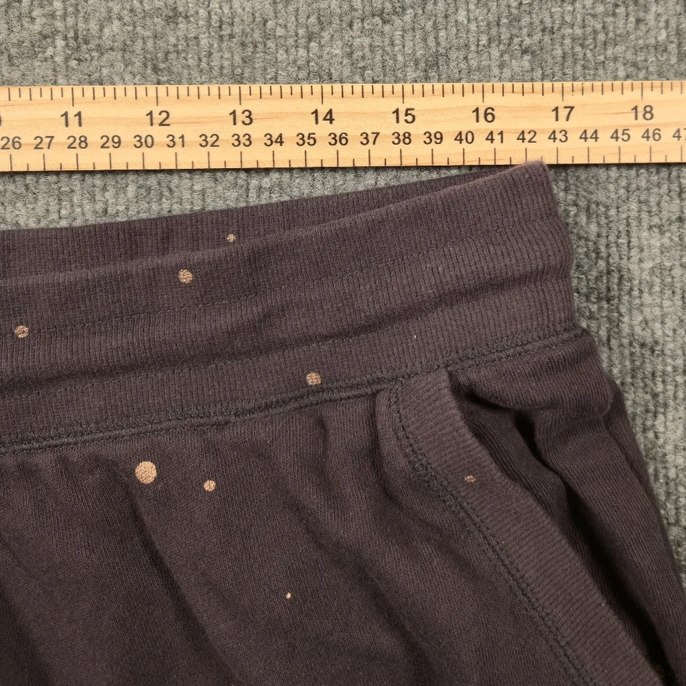 Peloton Rose Gold Speckled Athleisure Jogger Sweatpants L Metallic Paint‎ Drip